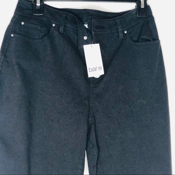 Bar111 Marley High Waist Frayed Hem cropped pants - Picture 2 of 6